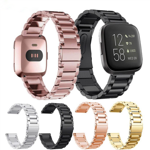 Fitbit Versa 2 Band - Stainless Steel Band | Beruity