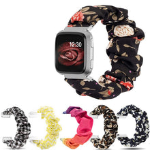 Load image into Gallery viewer, Strap For Fitbit Versa - Garmin Dreams scrunchies-elastic-bands-for-fitbit-versa-women-soft-woven-leisure-strap-replacement-elastic-fabric-band-for-versa-2-versa-lite, 
