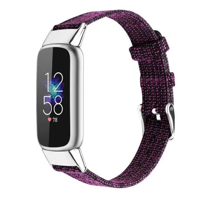 Canvas Strap For Fitbit Luxe